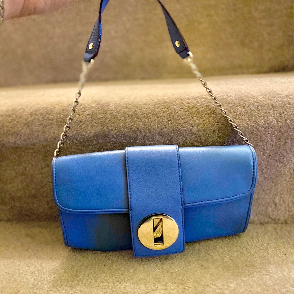 Kate Spade Periwinkle Blue Clutch New